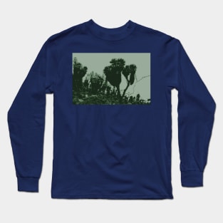 Abstract Ancient woods Long Sleeve T-Shirt